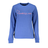 Cavalli Class Blue Cotton Sweater -   -  Cavalli Class.
